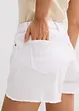 Short taille haute en twill, bonprix