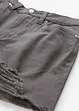 Short taille haute en twill, bonprix