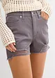 Short taille haute en twill, bonprix