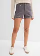Short taille haute en twill, bonprix