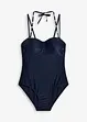 Maillot 1 pièce à armatures en matière brillante, bonprix