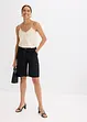 Short en twill avec ceinture à nouer, bonprix