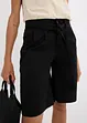 Short en twill avec ceinture à nouer, bonprix