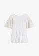 T-shirt à manches en dentelle, bonprix