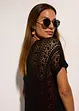 Kimono de plage aspect crochet en viscose, bonprix