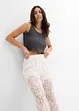 Pantalon en dentelle à taille élastiquée, bonprix