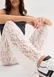Pantalon en dentelle à taille élastiquée, bonprix