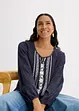 Blouse brodée, bonprix