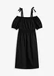 Robe col Bardot 100% coton, bonprix