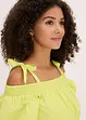 Robe col Bardot 100% coton, bonprix