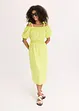 Robe col Bardot 100% coton, bonprix