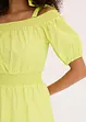 Robe col Bardot 100% coton, bonprix