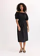 Robe col Bardot 100% coton, bonprix