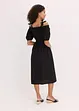 Robe col Bardot 100% coton, bonprix