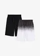 Lot de 2 bermudas texturés garçon, bonprix
