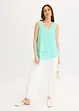 Top en viscose à encolure zippée, bonprix