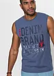 Lot de 2 débardeurs 100% coton, bonprix