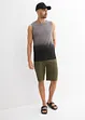 Débardeur avec dégradé de couleur en coton, Slim Fit, bonprix