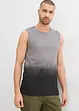 Débardeur avec dégradé de couleur en coton, Slim Fit, bonprix