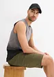 Débardeur avec dégradé de couleur en coton, Slim Fit, bonprix