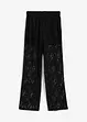 Pantalon en dentelle à taille élastiquée, bonprix