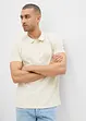 Lot de 2 polos en maille piquée, 100% coton, bonprix