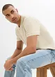 Lot de 2 polos en maille piquée, 100% coton, bonprix