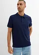 Lot de 2 polos en maille piquée, 100% coton, bonprix
