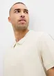 Lot de 2 polos en maille piquée, 100% coton, bonprix