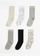 Lot de 6 paires de chaussettes coton, bonprix