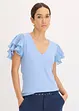 T-shirt à volants, bonprix