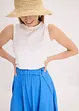 Jupe fluide en twill de viscose mélangée, bonprix