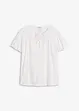 T-shirt avec lien à l'encolure, bonprix