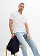 Lot de 2 polos en maille piquée, 100% coton, bonprix