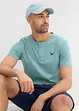 Lot de 3 T-shirts col tunisien 100% coton, bonprix