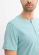 Lot de 3 T-shirts col tunisien 100% coton, bonprix
