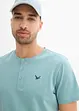 Lot de 3 T-shirts col tunisien 100% coton, bonprix