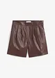 Short en cuir nappa d’agneau, bonprix