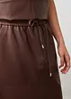 Jupe en cuir nappa d’agneau, bonprix
