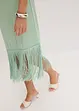 Robe en jersey à franges, bonprix