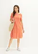 Robe en fil flammé avec poches en coton, longueur genou, bonprix