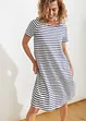 Robe en fil flammé avec poches en coton, longueur genou, bonprix