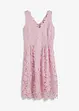 Robe en dentelle avec empiècement au crochet, bonprix