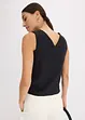 Blouse sans manches en viscose mélangée, bonprix