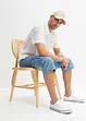 Jean cargo 3/4 Regular droit, bonprix