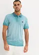 Polo en maille piquée, aspect délavé, bonprix