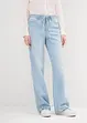 Jean large, taille mi-haute, ceinture, bonprix