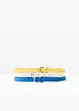 Lot de 3 ceintures, bonprix
