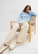 Pantalon 7/8 à taille élastiquée, 100% coton, bonprix