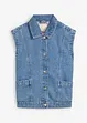 Gilet sans manches en jean, bonprix